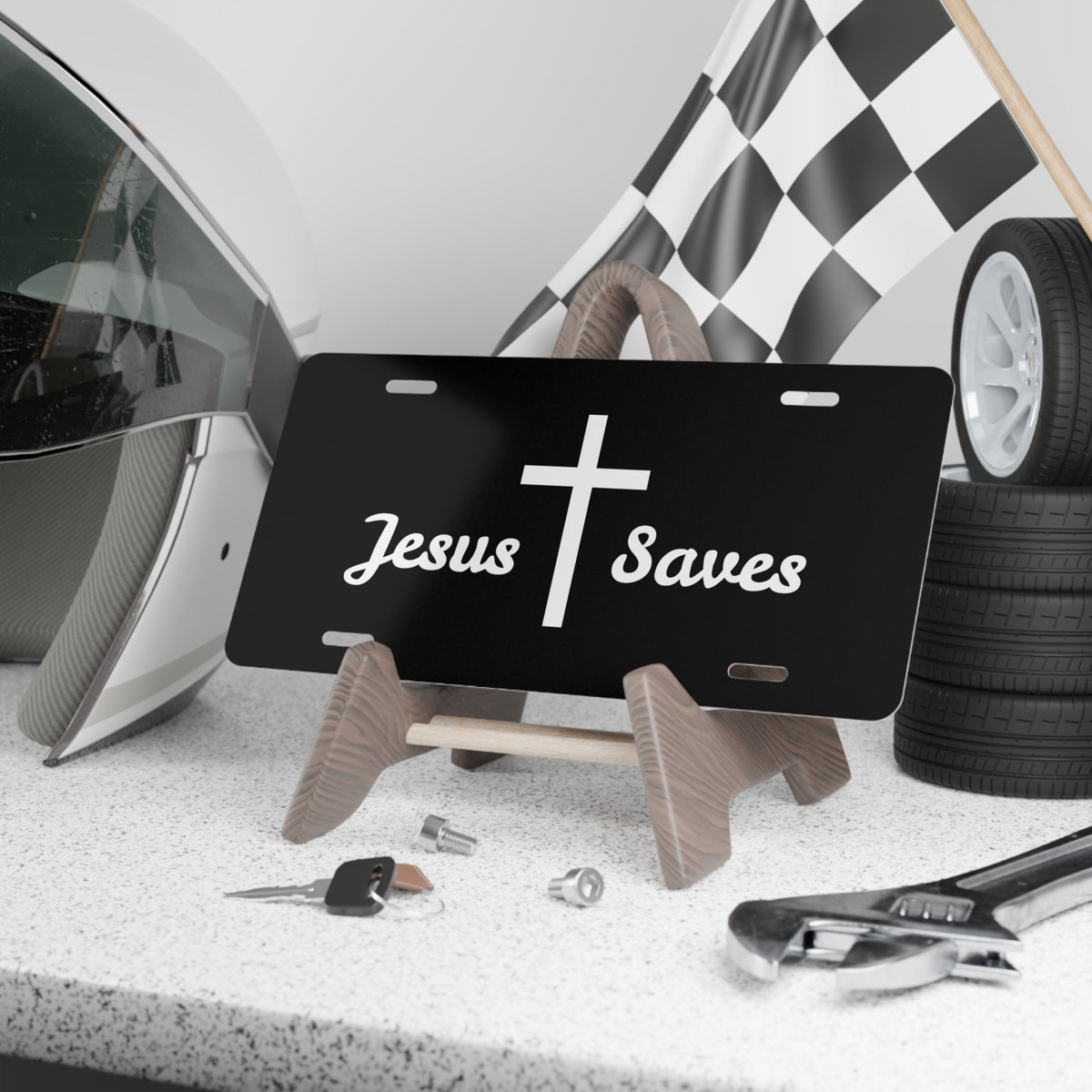 Jesus Saves Vanity Plate